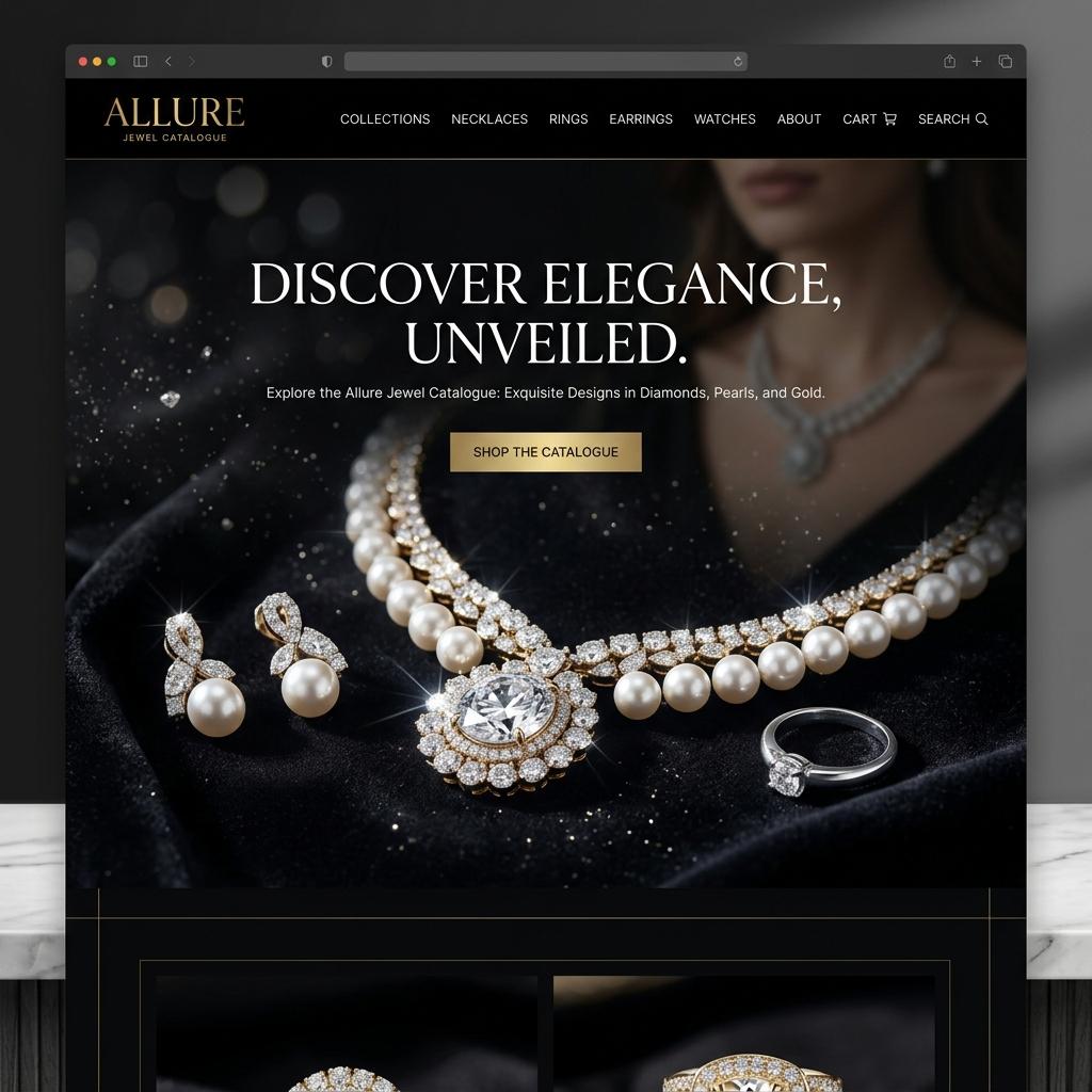 Allure Jewels catalogue website